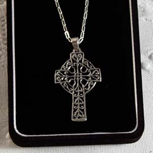 Celtic Sterling Silver Cross 